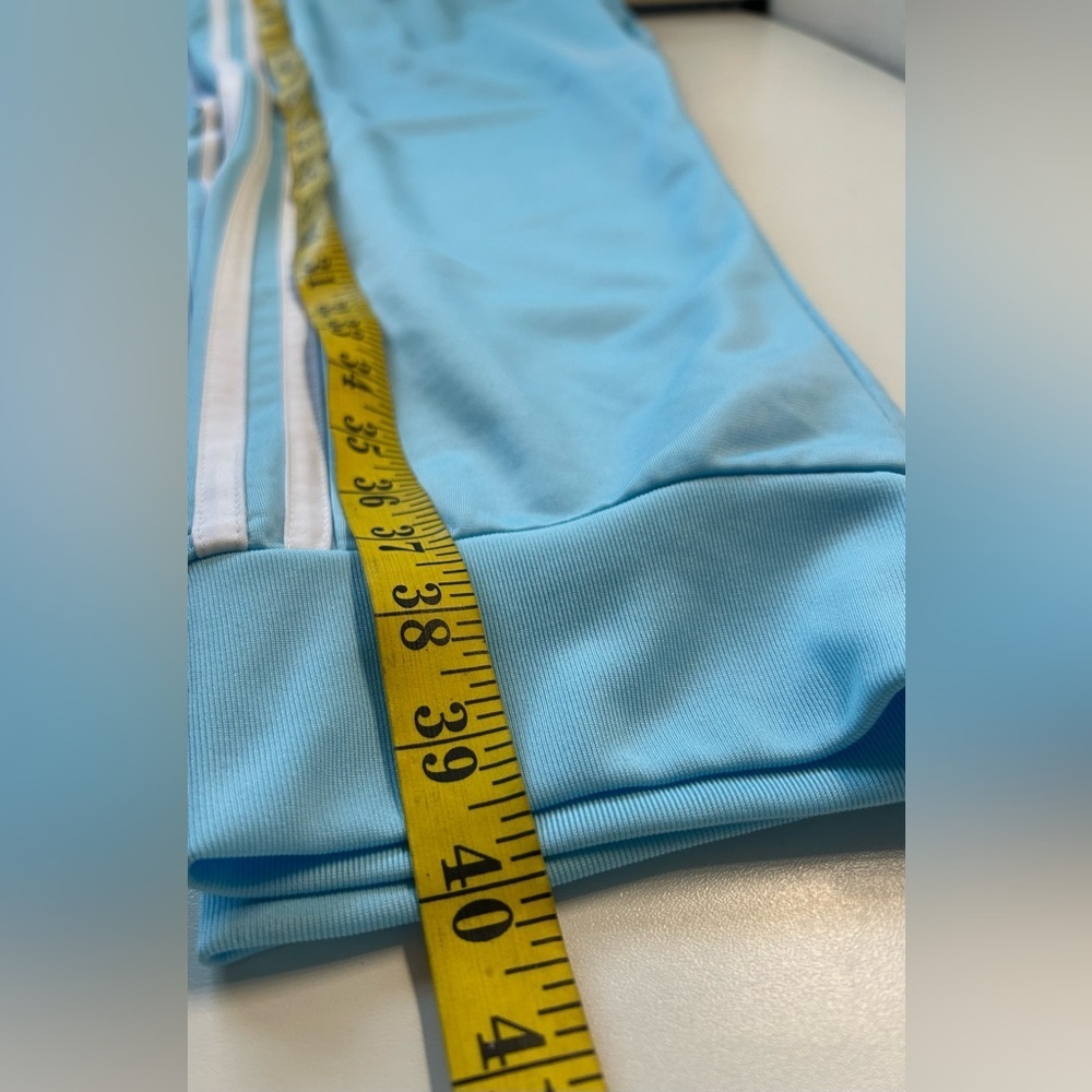 NWOT ADIDAS TRACK PANTS. CAROLINA BLUE/WHITE STRIPES Sz. 2X - Picture 8 of 9